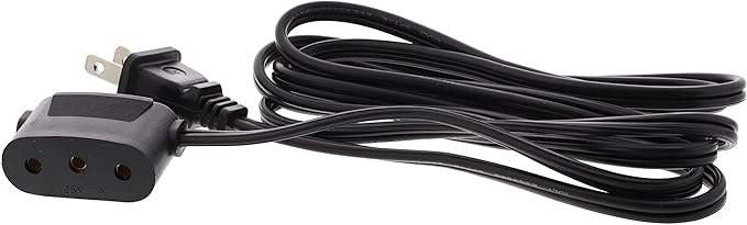 Power Cord for Singer Sewing Machines (#122) - Fits Singer 401A, 15-91, 301, 201 and More