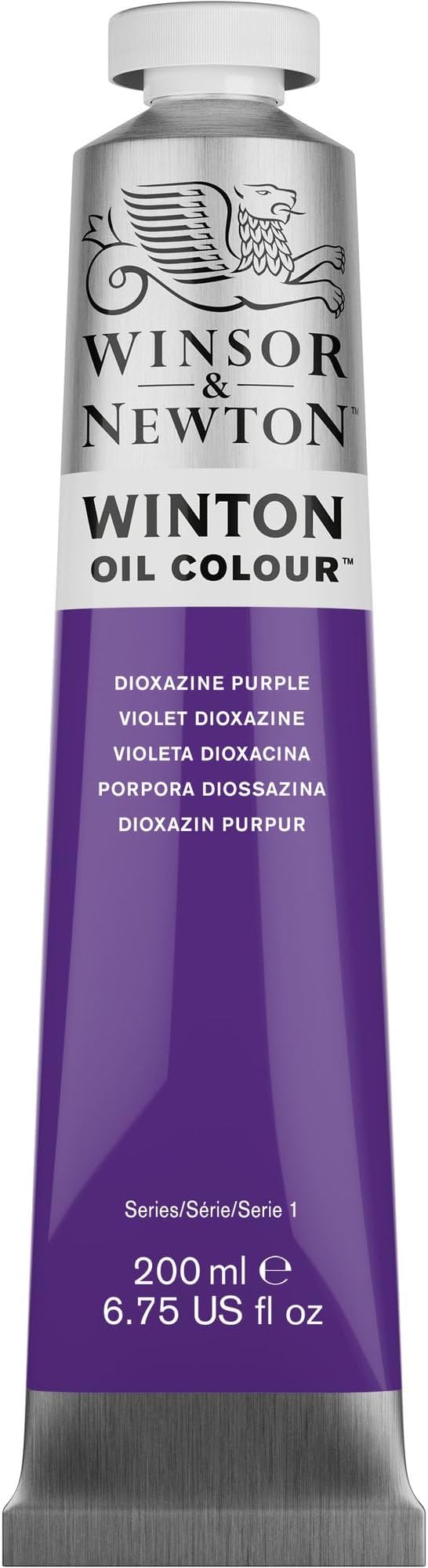 Winsor & Newton Winton Oil Color, 200ml (6.75-oz) Tube, Dioxazine Purple