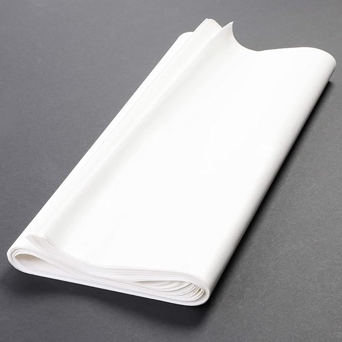 Bright Creations Glassine Sheets - Archival Glassine Paper for Artwork - Photo Protection Paper for Grease-Resistant Baking & DIY Crafts - 100 Pack, 16x20 in, White