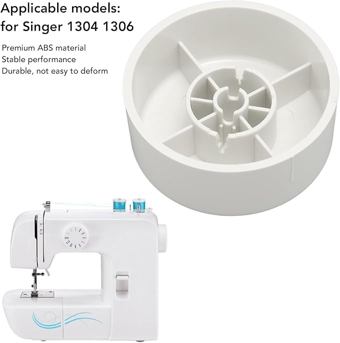 Sewing Machine Spool Pin Cap, Professional Durable Sewing Spool Cap Replacement Fit for Singer 1304 1306 Series Sewing Machine