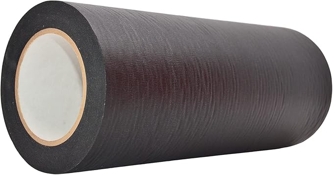 WOD MTC5 Colored Masking Tape, Black, 12 inch x 60 yds. Colorful Teacher Painters Tape for Fun DIY Art & Crafts, Lab Labeling, Writable & Classroom Decorations