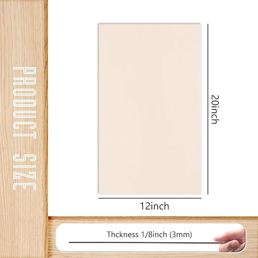 36 Pack Basswood Sheets,Plywood Board 1/8 Inch Unfinished Wood,3mm Plywood for Laser Cutting,Boards for Crafts for DIY Plywood Sheets Unfinished Wood Boards for Laser Cutting(20inchx12inch)