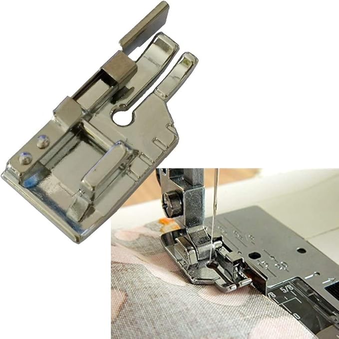 HONEYSEW 3 Pieces Stitch in Ditch Foot and 1/4 Inch Quilting Patchwork Presser Foot Set Suitable for Household Multi-Function Sewing Machines