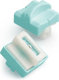 Firbon 2Pcs Refill Blades for A4 A5 Paper Cutter, Spring-Loaded Safeguard Design Replacement Blade for Paper Trimmers (Mint Green)