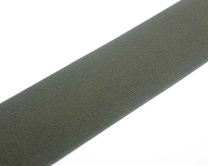 Strapcrafts 3-Inch Wide by 2-Yard Colored Woven Elastic Band,Army Green 13070