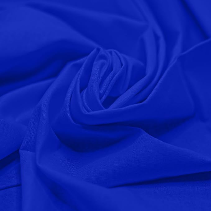 18 * 21inch Cotton Fabric Premium,11 Options Solids, 10PCS Solid Precut Fabric Pure Quilting Fat Quarter Bundles Patchwork for Sewing DIY Craft (Red+Blue)