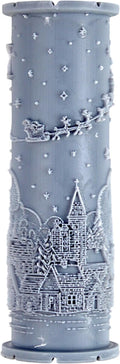Flying Sleigh Clay Texture Roller (4") - Christmas Set #01 - Embossing Pattern Roller for Polymer & Ceramic Clay, Pottery & Crafts