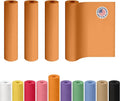 24" x 1200" (100 ft) Orange Kraft Paper Roll, Pack of 4 - USA-Made Quality Craft Paper for Gift Wrapping, Kids' Arts & Crafts, School Projects - 100% Recycled, 50 lb Natural Material by IDL Packaging