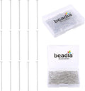 Platinum Plated Flat Head Pins Non Tarnish 30mm 200pcs for Jewelry Making Findings