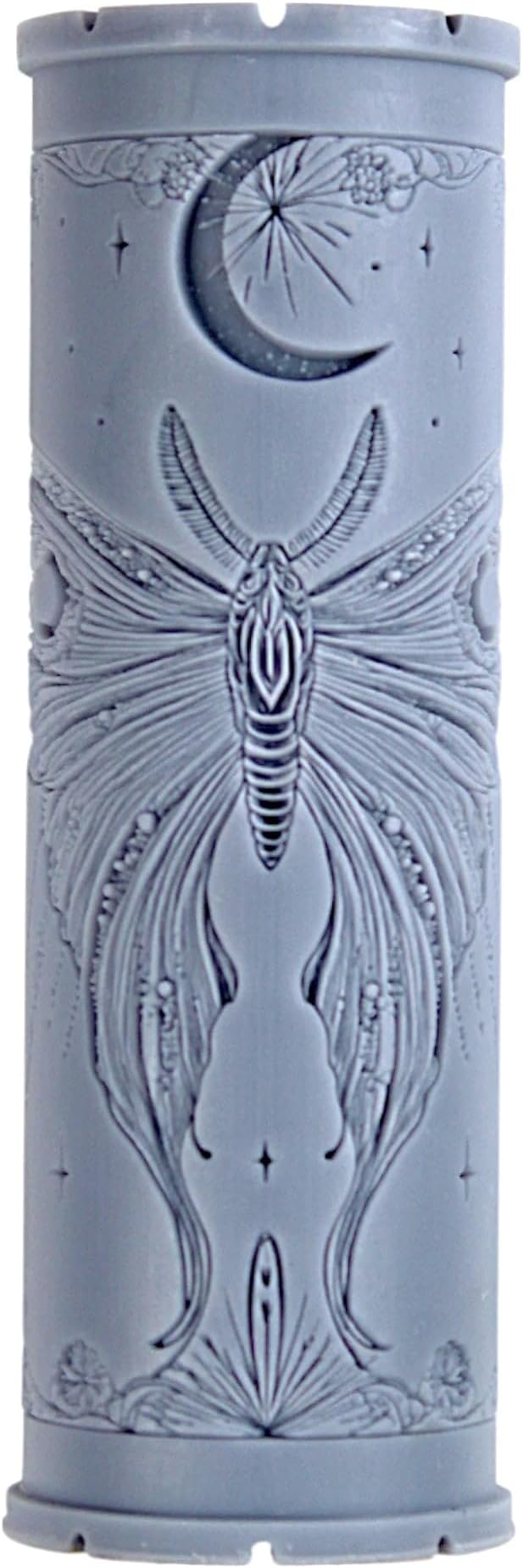 Luna Moth Clay Texture Roller (4") - Insect Set #01 - Embossing Pattern Roller for Polymer & Ceramic Clay, Pottery & Crafts