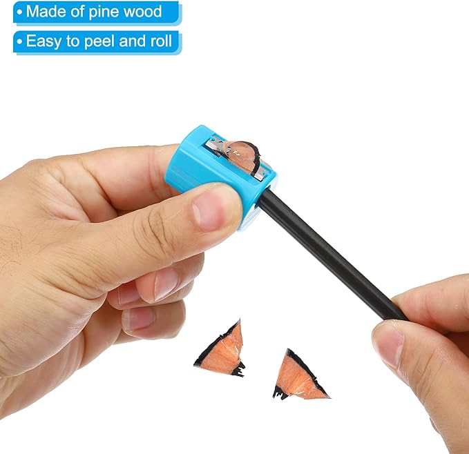 PATIKIL Sky Blue Colored Pencils Set,20 Pcs Oil Color Pencils Wooden Coloring Drawing Pencil for Artists Art Painting