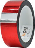 MAT Metalized Polyester Mylar Film Tape, Red - 1.5 inch x 72 yds. Decor Tape for Detailing Accent Wall, Graphic Arts, Car and Boat Trim - Vibrant Mirror Like Finish