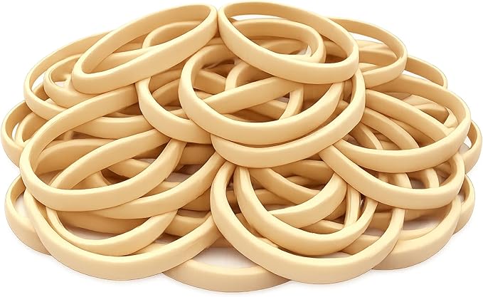 Small Quantity Rubber Bands Pack, Everyday Elastic Bands - Purchase What You Need, At A Price That You Like - Everyday Rubber Bands - Band Size: About 3" x 1/16" - 23 Bands