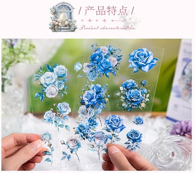 Alideco Vintage Scrapbook Stickers Set Retro People Flowers Sticker Book for Adults Sticker journaling Stickers for Scrapbooking Tweezer 20Sheets/160Pcs (huayingmijing)