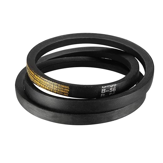 uxcell B-56 V-Belts 56" Inner Length, B-Section Rubber Drive Belts