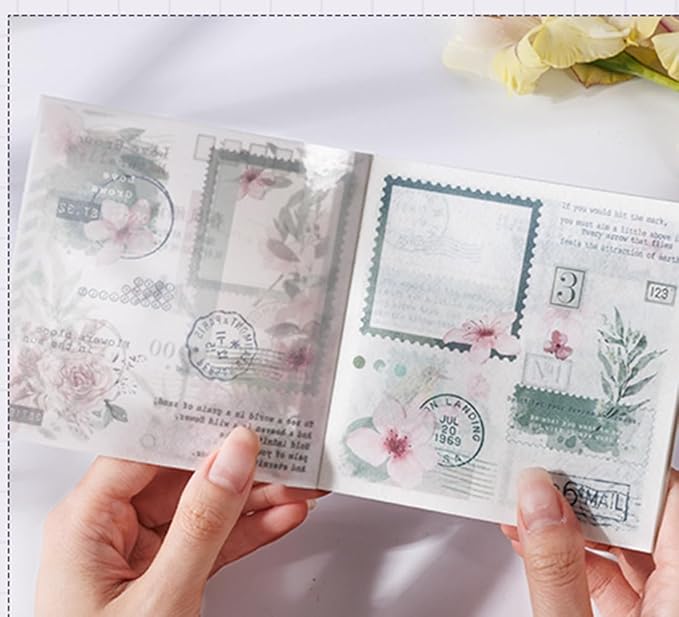Alideco Vintage Scrapbook Stickers Set Retro People Flowers Sticker Book for Adults Sticker journaling Stickers for Scrapbooking Tweezer 20Sheets/160Pcs (chunfengxiyu)