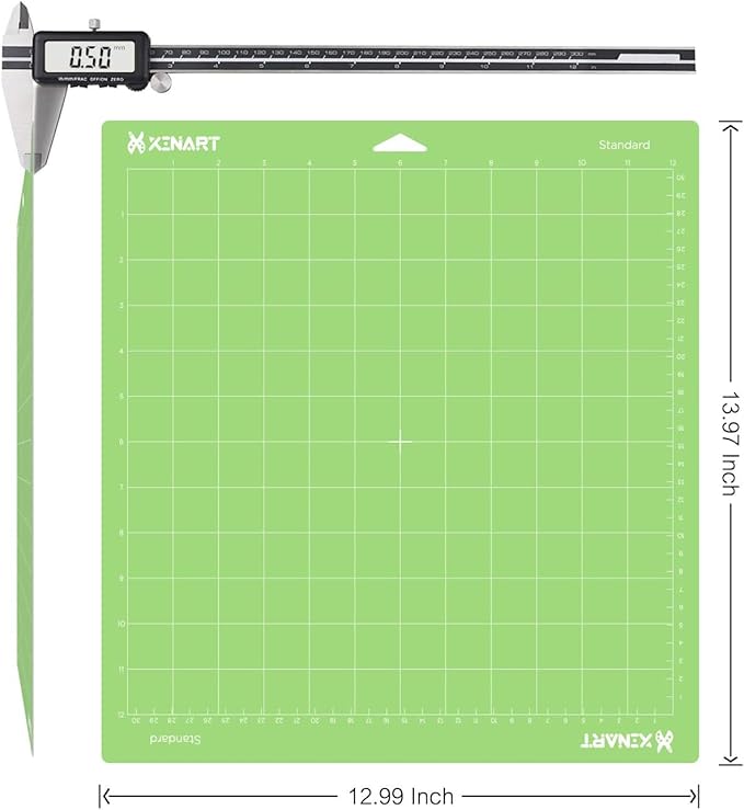 Cutting Mats for Cricut Maker 3,Explore 3,Maker,air 2,12x12 inch Standard+Light+Strong Grip 3 Mats Xinart 12x12" Variety Adhesive Replacement Cut Mats for Cricut