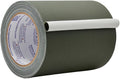 WOD GTC12 Gaffer Tape, Olive Drab Low Gloss Finish Film, 6 inch x 60 ft. Residue Free, Non Reflective Cloth Fabric, Secure Cords, Water Resistant, Photography, Filming Backdrop, Production