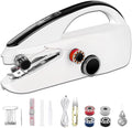 Handheld sewing machine，Mini double speed adjustable portable, Two-speed adjustable electric small sewing machine for beginners, Easy to use and quick sewing, fabrics, DIY home travel.