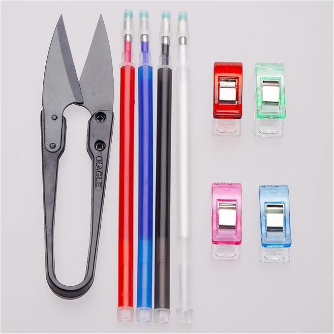 Acrylic Sewing Ruler Set，French Curve Pattern Rulers Kit for Tailors Designers Precision Pattern Making Guides Quilting and DIY Supplies (Ruler Set 3-9Pcs)