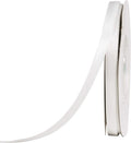 YAMA White Double Faced Satin Ribbon 1/4 Inch 25 Yards Thin White Ribbon for Gift Wrapping Crafts Hair Bows Wedding Party Decoration