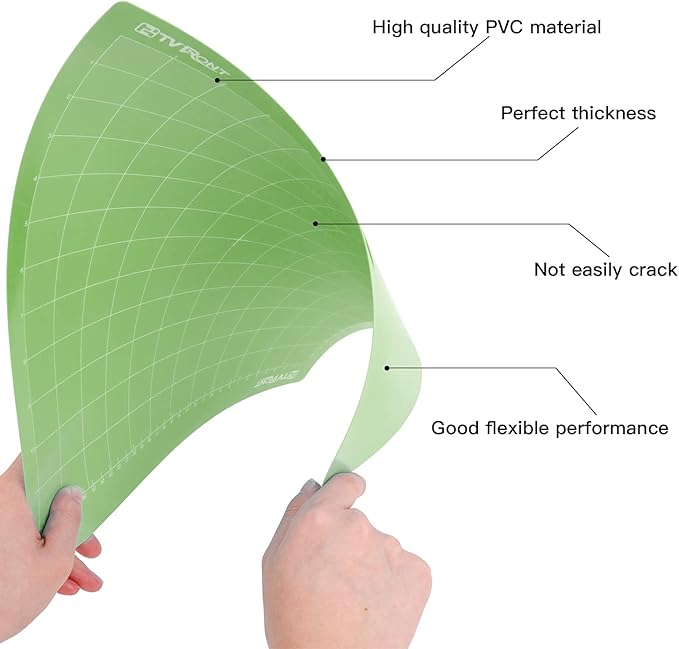 HTVRONT Standard Grip Cutting Mat, 3 Pack Cutting Mat 12x12 Compatible with Cricut Maker 3/Maker 4/Maker/Explore 3/4/Air 2/One, Standard Adhesive Sticky Quilting Cutting Mats Replacement Accessories