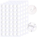 JANYUN 140 Pcs Double Sided Sticky Dots Removable Round Putty Clear Double Sided Tape for Crafts No Trace Sticky Tack Adhesive Tape (25 mm)