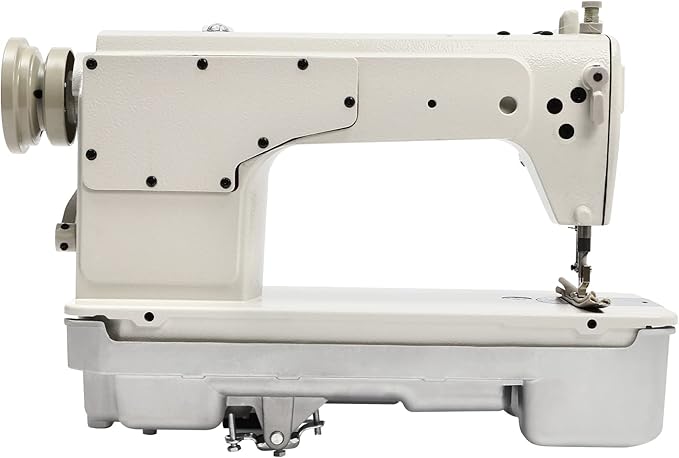 Straight Stitch Sewing Machine, Industrial Heavy Duty Sewing Machine with Manual Presser Foot Wrench, Suitable For Clothes Fabrics DIY