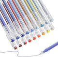 18 Colors Gel Pens for Adult Coloring Books – Fine Tip Gel Markers for Drawing, Journaling, Art, School Supplies(Blue Colors & Orange Colors)