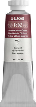 Lukas 1862 Oil 37 ml – Professional Quality Oil Paint – Opaque White