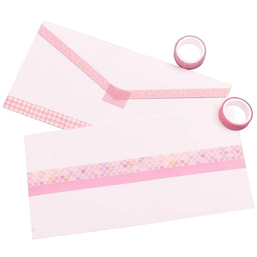 12 Rolls Washi Tape Set,Decorative Plaid Pattern Washi Masking Tape Sets for Craft,Kids,Scrapbook,DIY,Gift Wrapping