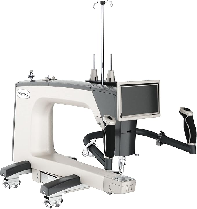 Q'nique 19X - Elite Long Arm Quilting Machine and Q-Zone Hoop Quilting Frame | Quilting Machine and 5' Hoop Quilting Frame | Grace Quilting Machine | Grace Quilting Frame