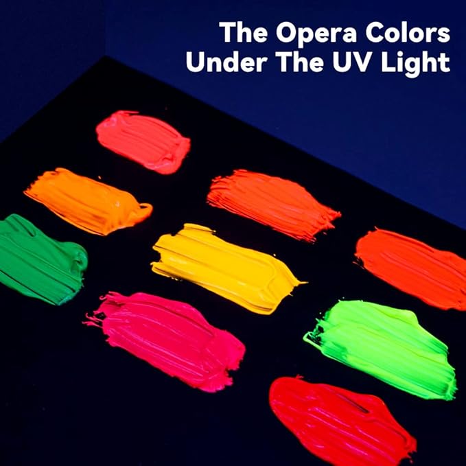 Paul Rubens Oil Paint, 12 Neon Colors with High Saturation, 50ml Large Tubes, Faster Drying Time, Art Supplies for Artists, Students, Beginners
