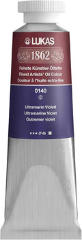 Lukas 1862 Professional German Oil Paint, Ultramarine Violet 37 mL - w/Beeswax & Non-Yellowing Sunflower Oil, Short Drying Time, Smooth, Outstanding Lightfastness