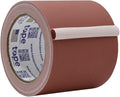 WOD GTC12 Gaffer Tape, Brown Low Gloss Finish Film, 4 inch x 60 ft. Residue Free, Non Reflective Cloth Fabric, Secure Cords, Water Resistant, Photography, Filming Backdrop, Production