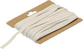 MECCANIXITY 1/4 Inch Double Fold Bias Tape Cotton Continuous Bulk Bias Tape for Sewing,Seaming Quilting Hemming Binding Crafts (Light White 12 Yards)