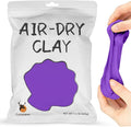 Cutedeer Purple Air Dry Clay, 1.1lb Foam Modeling Clay, Soft Squishy Molding for Kids Adults, Arts & Crafts Project Slime Supplies(1.1lb - 1 Pack, Purple)