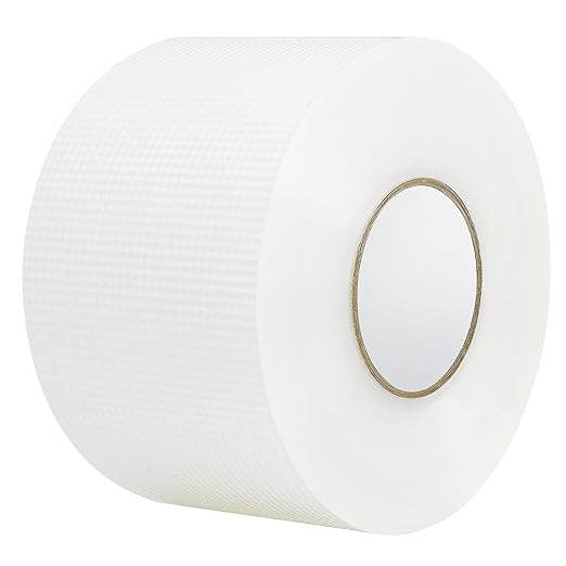 Non-Abrasive Grip Tape Roll, 3In x 60ft, Customizable Sliding Duty Tape, Portable Multi-Purpose Grip Tape, Tear, Peel & Slip, for Gadgets and Gear From Slipping, Sliding Or Shifting More (Clear)