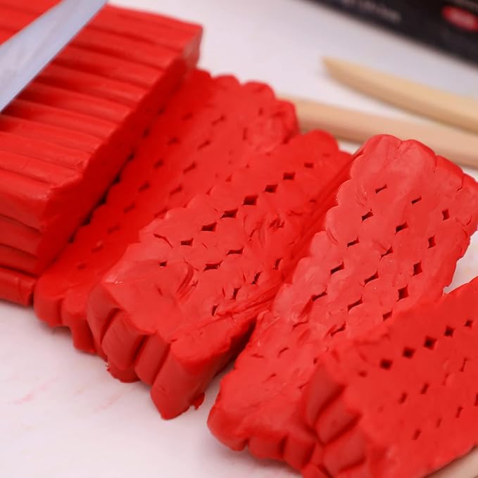 Mont Marte Make n Bake Polymer Clay 400g - Scarlet