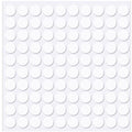 100pcs Double Sided Foam Dots, Self-Adhesive Mini Foam Dot Circles, Round EVA Tape for Wall Decoration Poster Greeting Cards Birthday Cards Invitation DIY Crafts- White