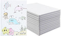 12 Pack White Hardcover Blank Book 6x8 inch, Hardcover Blank book for Students to Write Stories, Hardcover Sketchbooks Journal（White，22 Sheets/ 44 Pages Each）