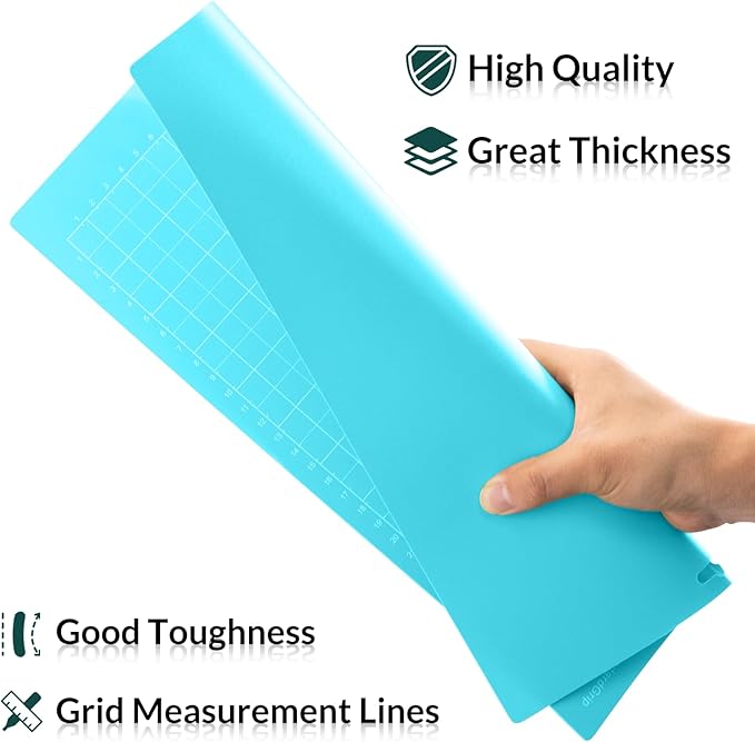 WISYOK 12x8.5 Inch Cutting Mats for Cricut Joy Xtra, 3-Pack Reusable Adhesive Mats (Standard, Light, Strong Grip) for Crafts, Quilting, Sewing