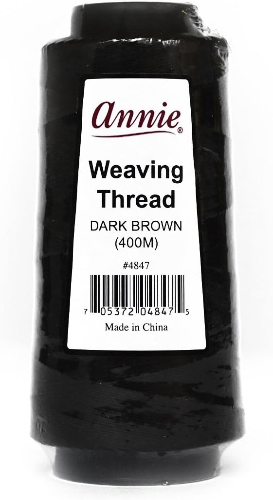 Annie Weaving Thread 400M Dark Brown