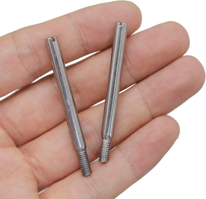 YEQIN 2 Pieces Metal Screw-in Spool Pins Thread Holder Domestic Home Sewing Machine Spare Part Compatible with Singer Kenmore Sewing Machine