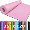 PerkHomy 36" x 1,440" (120') Light Pink Kraft Paper Roll for Craft Bulletin Board Paper Art Table Covering Crafting Gift Wrapping Bouquet Packing Parcel 80GSM 55LB (Light Pink, 36" x 120')