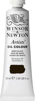Winsor & Newton Artists' Oil Color, 37ml (1.25 oz) Tube, Mars Black