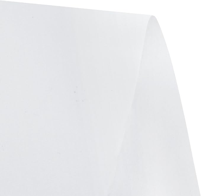 RUSPEPA White Kraft Paper Roll - 24 inches x 100 feet - Recyclable Paper Perfect for for Crafts, Art, Wrapping, Packing, Postal, Shipping, Dunnage & Parcel