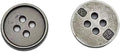 30PC Sewing Metal Buttons 4 Hole Antique Silver Round Vintage Crafts Buttons 15mm
