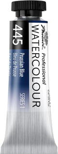 PHOENIX Professional Watercolor Paint Single Tube - 0.47 Fl Oz / 14ml - Prussian Blue