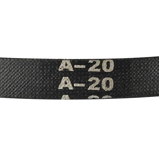 uxcell A20 Drive V-Belts 20" Inner Length 13mm Width 8mm Thick JIS Standard A-Section Rubber Drive Transmission Belt